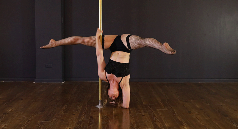Learn how to cartwheel, handstand, walk-over and so much more in our Beginner Acro class