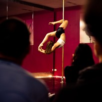 Learn pole dancing in Sydney. Perfect your pole skills, technique and have fun while learning pole dance for fitness and fun!