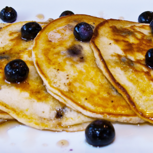 Paleo Banana Blueberry Pancake Recipe Healthy Food Studio Verve
